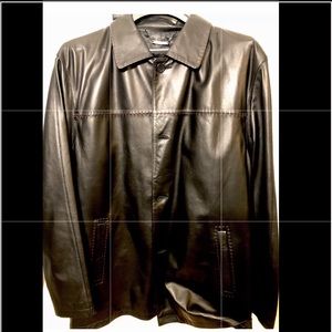 Balenciaga lamb leather jacket
